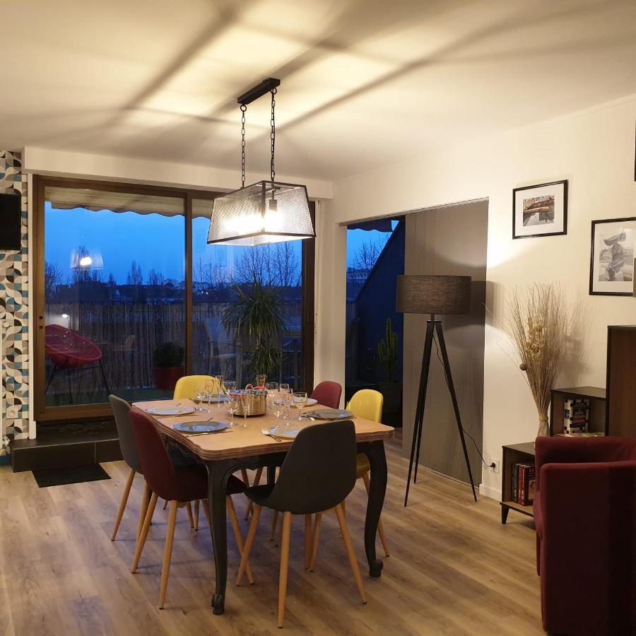 Coeur De Troyes T4 Terrasse 5Eme Etage Centre Ville Wifi Parking Exteriör bild